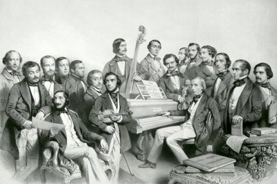La Unión Musical, publ. por Hanhart, 1851 de Charles Baugniet