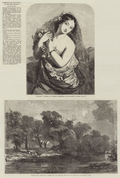 Exposición de la Sociedad de Artistas Británicos de Charles Baxter