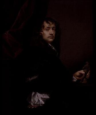 Retrato de Sir Peter Lely (1618-80) de Charles Beale