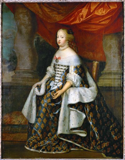 María Teresa de Austria, reina de Francia, esposa de Luis XIV ... (pintura sobre lienzo) de Charles Beaubrun
