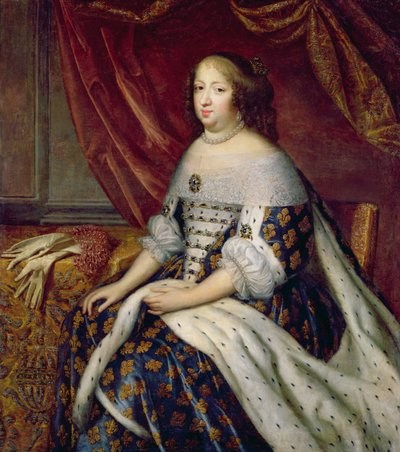 Retrato de Ana de Austria (1601-66) Reina de Francia de Charles Beaubrun