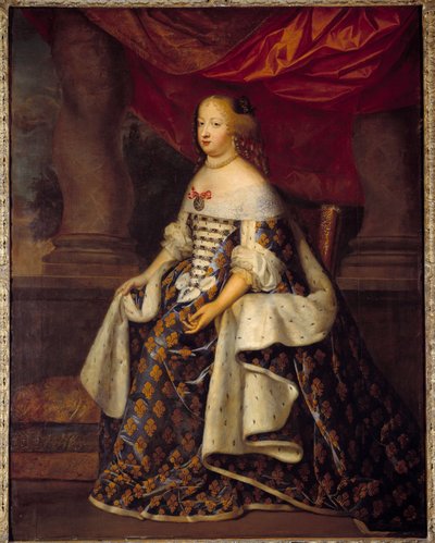 Retrato de María Teresa de Austria, Reina de Francia de Charles Beaubrun