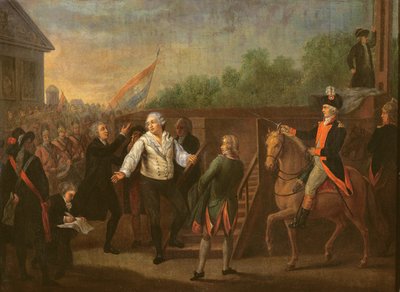 Luis XVI (1754-93) al pie del cadalso, 21 de enero de 1793 de Charles Benazech