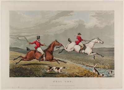 Galope completo, de la caza del zorro de Charles Bentley