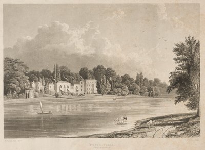 Villa de los Papas, Twickenham, 1828 de Charles Bentley