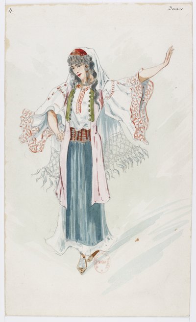 Holmès - La Montaña Negra - diseños de vestuario de Charles Bianchini - 04. Danza de Charles Bianchini