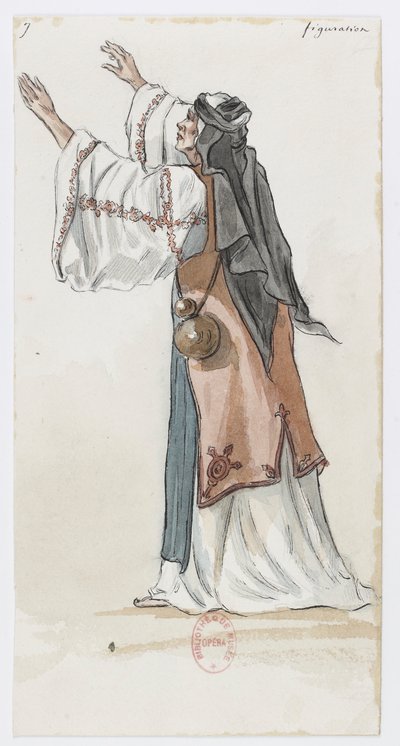 Holmès - La Montaña Negra - diseños de vestuario de Charles Bianchini - 07. Figuración de Charles Bianchini