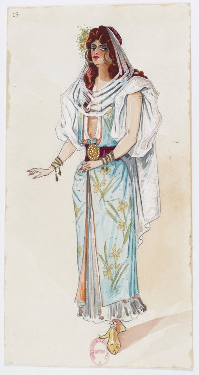 Holmès - La Montaña Negra - diseños de vestuario de Charles Bianchini - 23 (Vestuario) de Charles Bianchini
