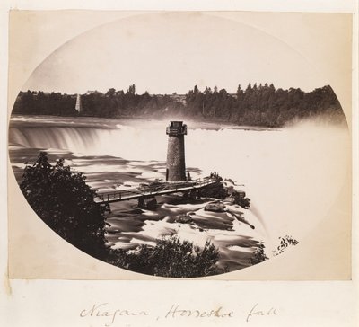 Niágara, cataratas Horseshoe y Torre Terrapin de Charles Bierstadt