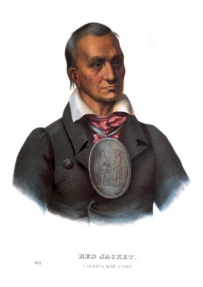 Chaqueta Roja, un jefe de guerra Seneca de Charles Bird King