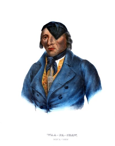 Waapashaw, un jefe Sioux de Charles Bird King