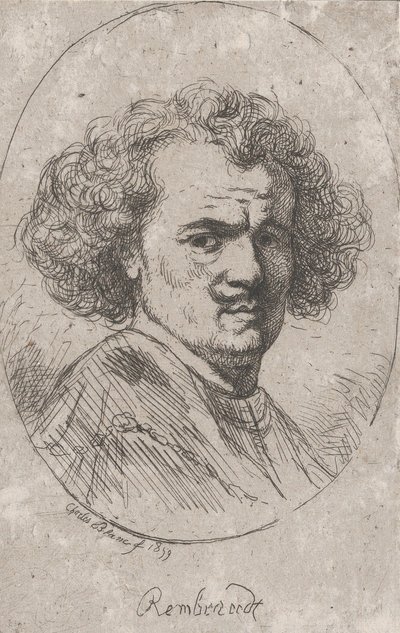 Retrato de Rembrandt de Charles Blanc