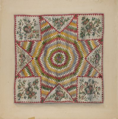 Colcha (Estrella de Belén) de Charles Bowman
