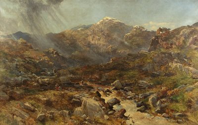 La cabeza de Nant Francon, Capel Curig, Gales del Norte de Charles Branwhite