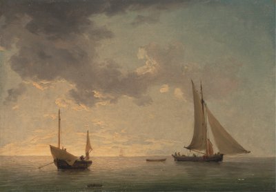 Un Lugger y un Smack en Aires Ligeros de Charles Brooking