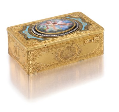 Caja de pájaro cantor, c.1840 de Charles Bruguier