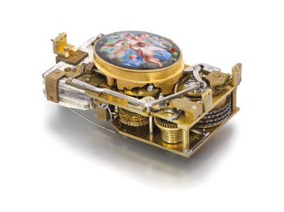 Caja de pájaro cantor, c.1840 de Charles Bruguier