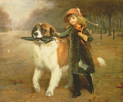 Camino a la Escuela, 1883 de Charles Burton