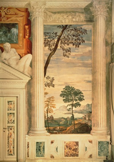 Vista suroeste de la Capilla de San Ana de Charles Burton