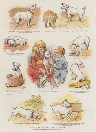 Las aventuras de Pincher de Charles Burton