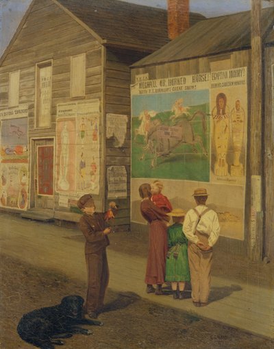 Los eventos venideros proyectan sus sombras antes, 1871 de Charles Caleb Ward