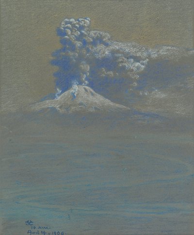 Una lluvia de cenizas sobre Ottaviano, 1906 de Charles Caryl Coleman