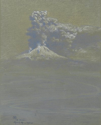 Una Lluvia de Cenizas sobre Ottaviano, 14 de Abril de 1906 de Charles Caryl Coleman