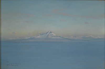 Viento del Norte desde Villa Narcissus, Capri, Febrero 1905 de Charles Caryl Coleman