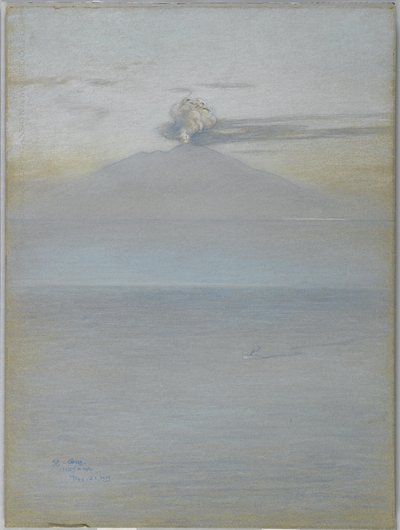 Vista del Vesubio: Efecto 11:25 am, 21 de diciembre de 1913 de Charles Caryl Coleman