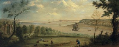 Un viajero descansando en los terrenos de Broke Hall, Suffolk de Charles Catton