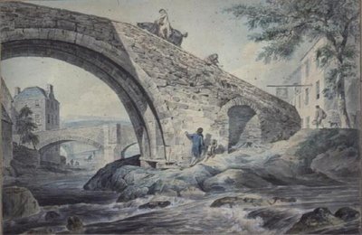 Vista de los Puentes en Hawick de Charles Catton