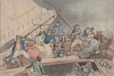 El Margate Hoy, 19 de agosto de 1789 de Charles Catton the Younger