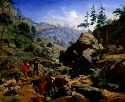 Mineros en las Sierras de Charles Christian Nahl, August Wenderoth