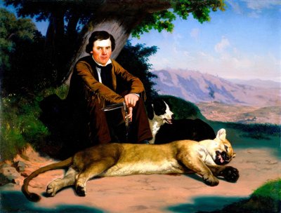 Peter Quivey y el puma de Charles Christian Nahl