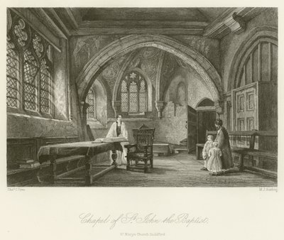 Capilla de San Juan Bautista, Iglesia de Santa María, Guildford de Charles Claude Pyne