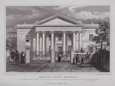 Casa de sesiones, Kirkdale (grabado) de Charles Claude Pyne