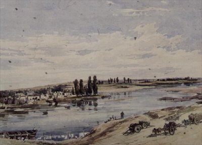 Vista de Amboise de Charles Claude Pyne