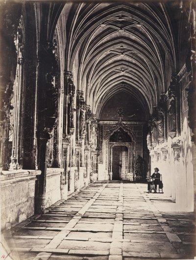 Claustros de la Iglesia de San Juan de los Reyes, Toledo, España, ca. 1858 de Charles Clifford
