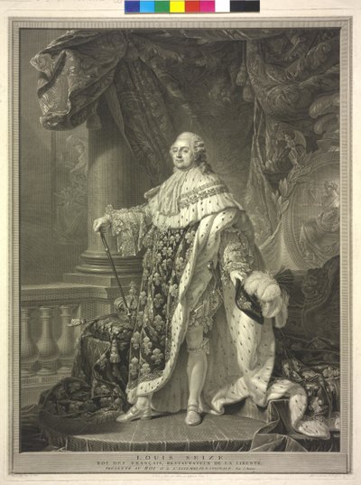 Rey de Francia Luis XVI de Charles Clément Bervic