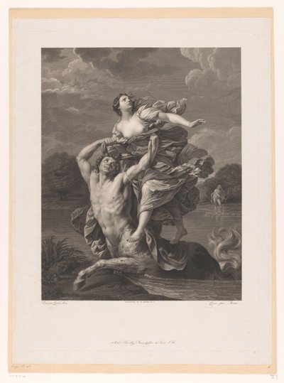 Secuestro de Deianeira por Nessos de Charles Clément Bervic