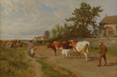 Yendo al mercado, 1895 de Charles Collins