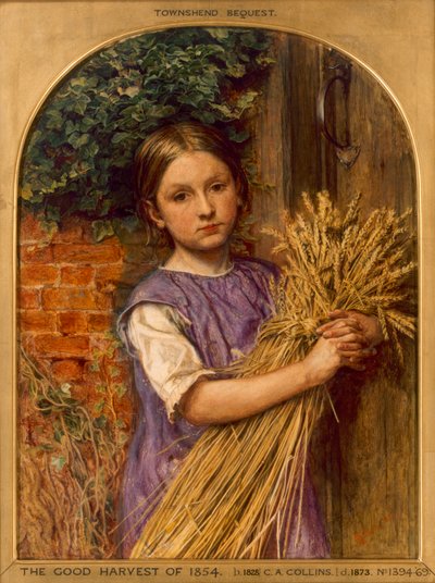 La buena cosecha de 1854, 1854 de Charles Collins