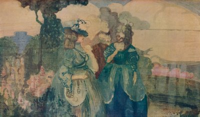 En el país azul o Coloquio sentimental, c1895 de Charles Edward Conder