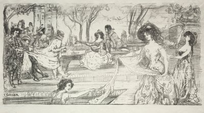 La guitarrista de Charles Edward Conder