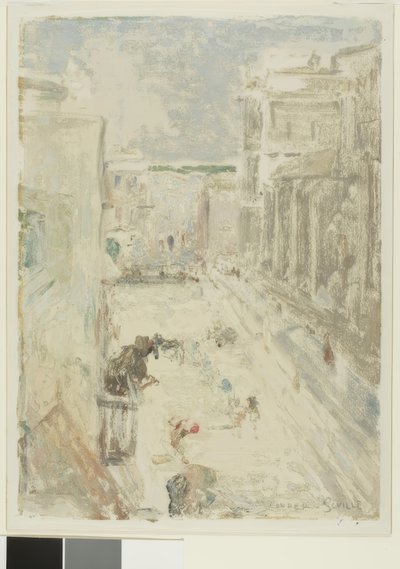 Calle en Sevilla de Charles Edward Conder