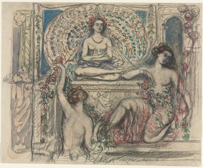 El trono del pavo real de Charles Edward Conder