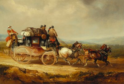 El correo real de Londres a Worcester de Charles Cooper Henderson