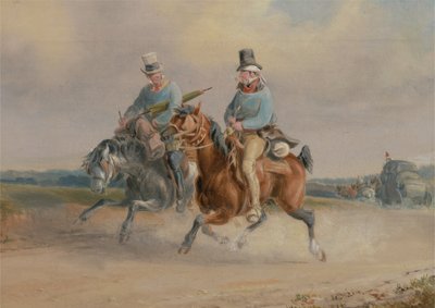 Compañeros de viaje, o una escena en la carretera en Francia de Charles Cooper Henderson