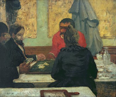 Jugadores de cartas, 1883 de Charles Cottet