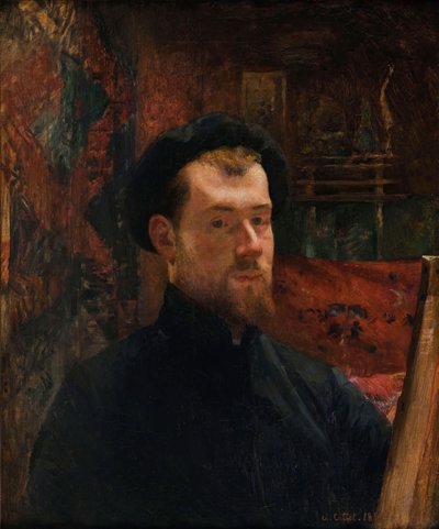 Autorretrato, c. 1886-1888 de Charles Cottet